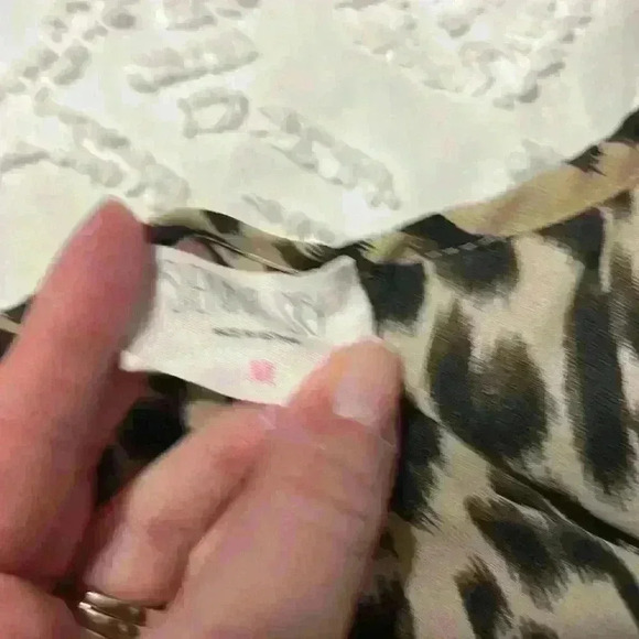 Sienna Sky Cheetah Animal Print Maxi Dress With Tie Waist. Women’s Size Medium - Picture 6 of 8